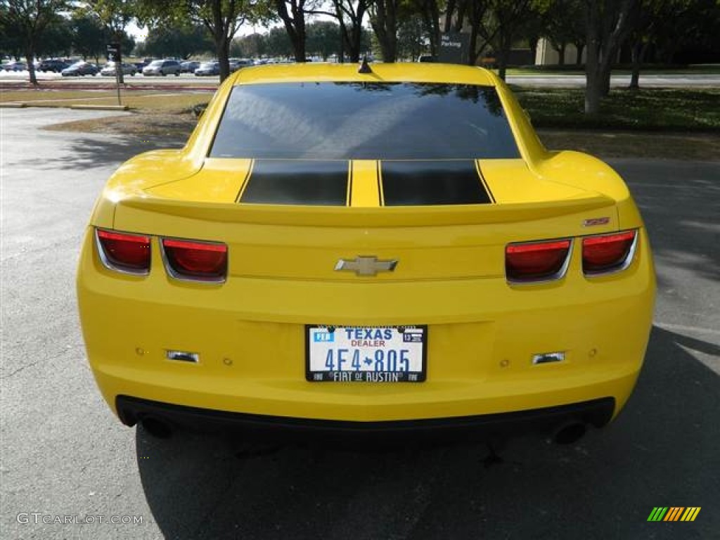 2010 Camaro SS Coupe Transformers Special Edition - Rally Yellow / Black photo #6