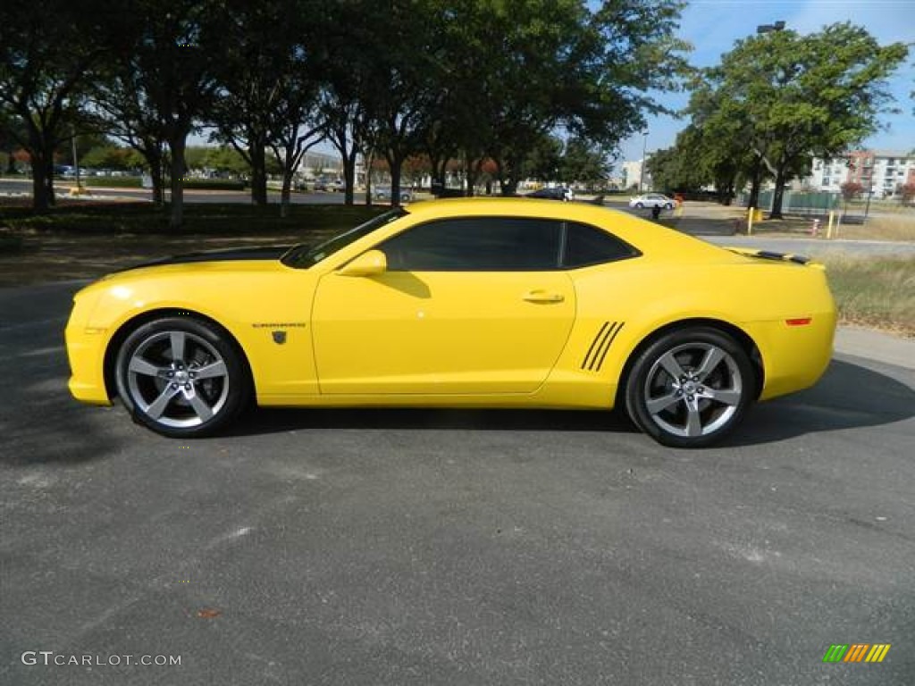 Rally Yellow 2010 Chevrolet Camaro SS Coupe Transformers Special Edition Exterior Photo #73846101