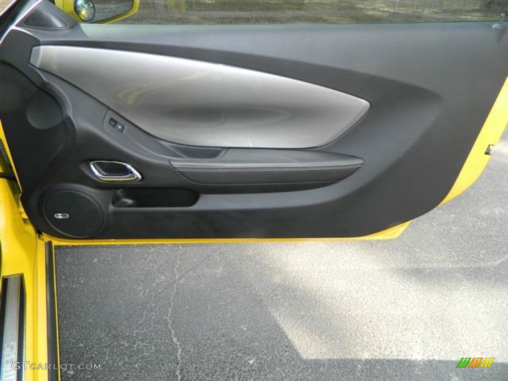 2010 Chevrolet Camaro SS Coupe Transformers Special Edition Black Door Panel Photo #73846190