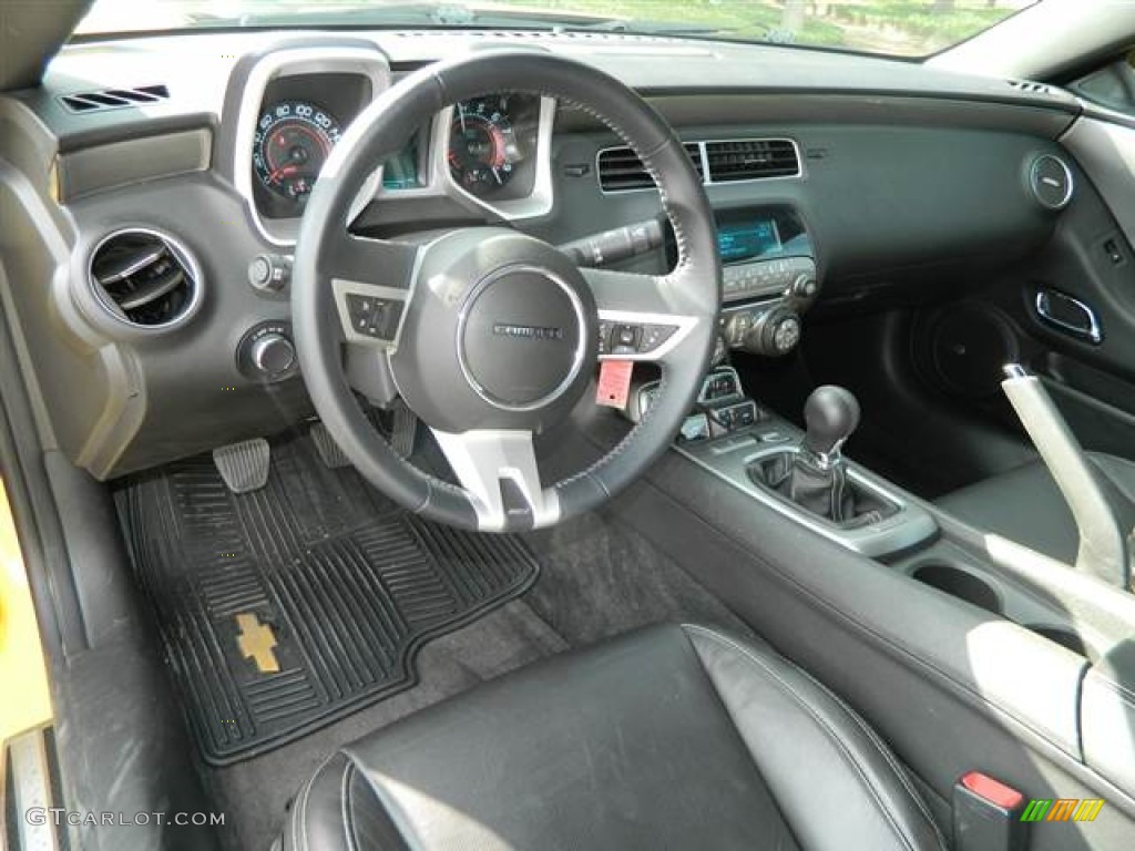 Black Interior 2010 Chevrolet Camaro SS Coupe Transformers Special Edition Photo #73846316