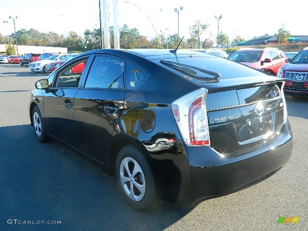 2013 Prius Three Hybrid - Black / Misty Gray photo #5