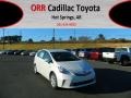 Blizzard White Pearl - Prius v Three Hybrid Photo No. 1