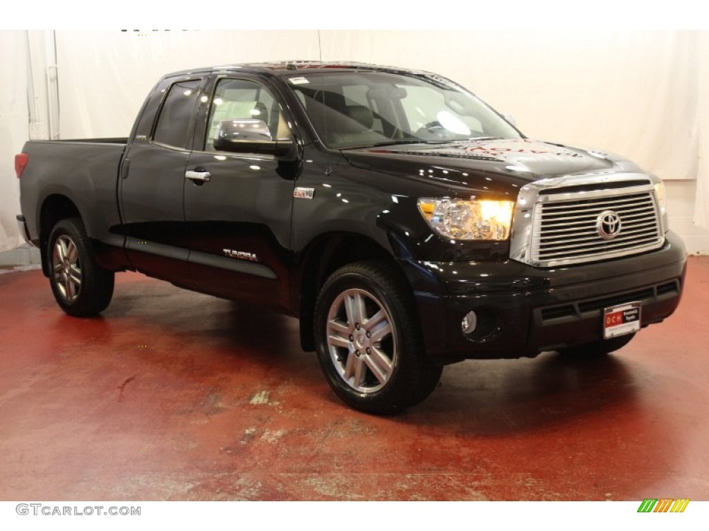 2012 Tundra Limited Double Cab 4x4 - Black / Graphite photo #1