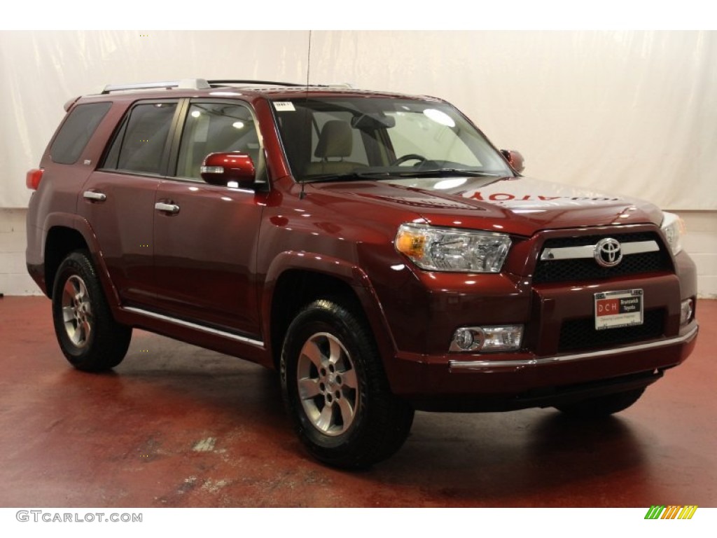 2012 4Runner SR5 4x4 - Salsa Red Pearl / Beige photo #1
