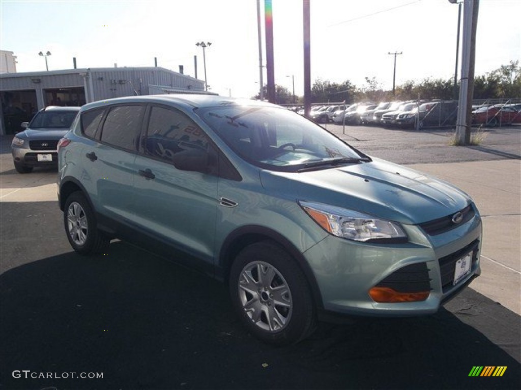 2013 Escape S - Frosted Glass Metallic / Charcoal Black photo #14