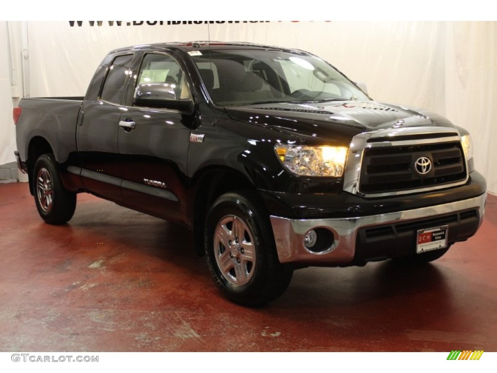 2012 Tundra Double Cab 4x4 - Black / Graphite photo #1