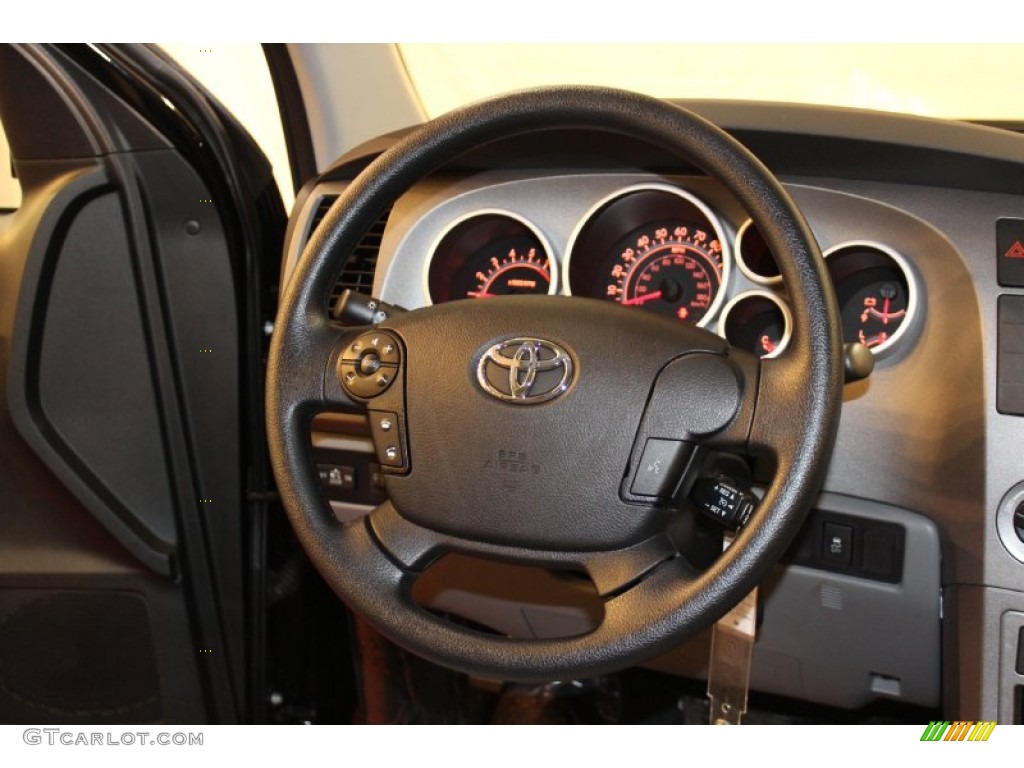 2012 Tundra Double Cab 4x4 - Black / Graphite photo #12