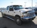 2003 Oxford White Ford F350 Super Duty Lariat Crew Cab 4x4 Dually  photo #8