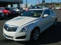 2013 White Diamond Tricoat Cadillac ATS 2.0L Turbo Luxury  photo #7