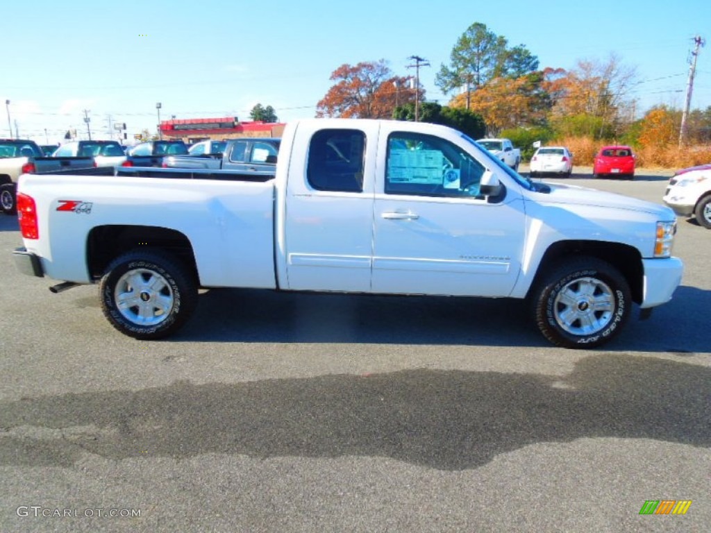 2013 Silverado 1500 LTZ Extended Cab 4x4 - Summit White / Light Cashmere/Dark Cashmere photo #6