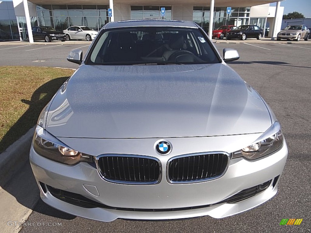 2013 3 Series 328i Sedan - Glacier Silver Metallic / Black photo #3