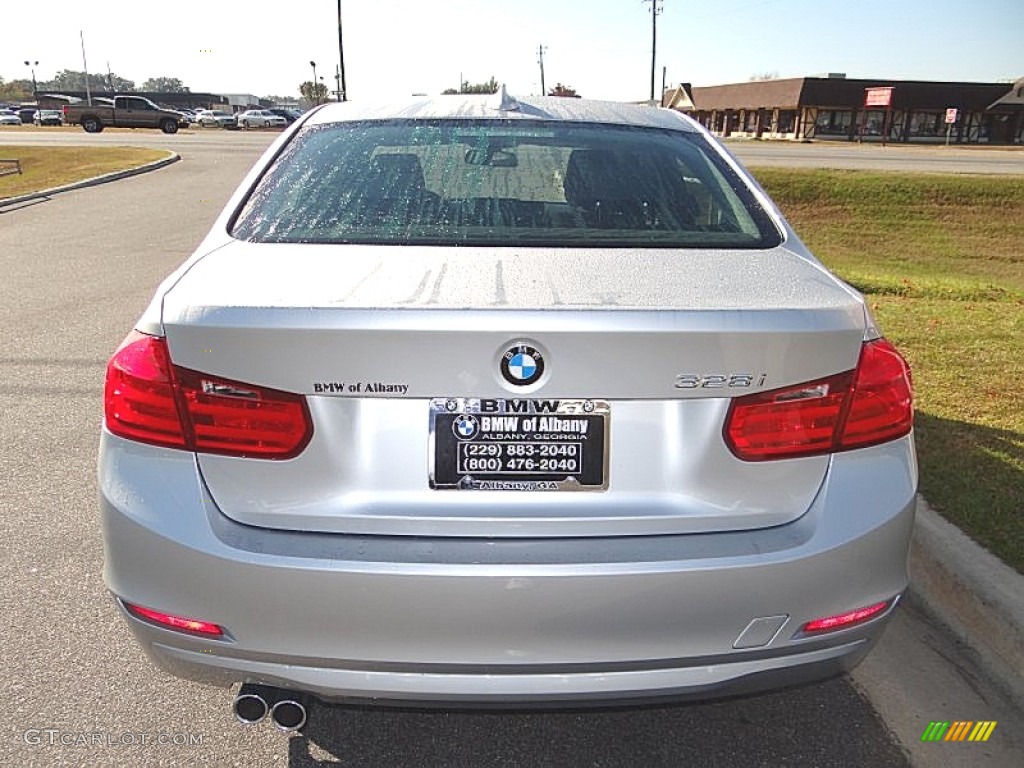2013 3 Series 328i Sedan - Glacier Silver Metallic / Black photo #5