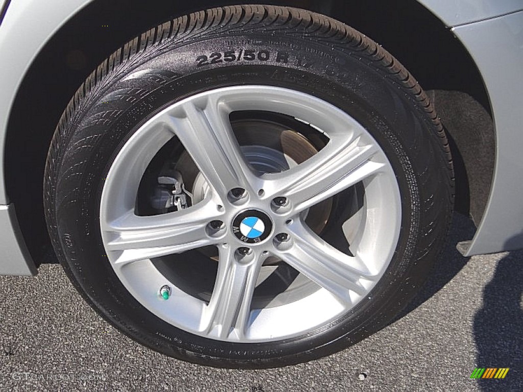 2013 3 Series 328i Sedan - Glacier Silver Metallic / Black photo #8