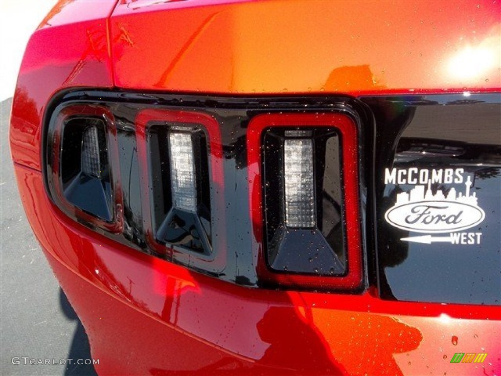 2013 Mustang V6 Coupe - Race Red / Charcoal Black photo #9