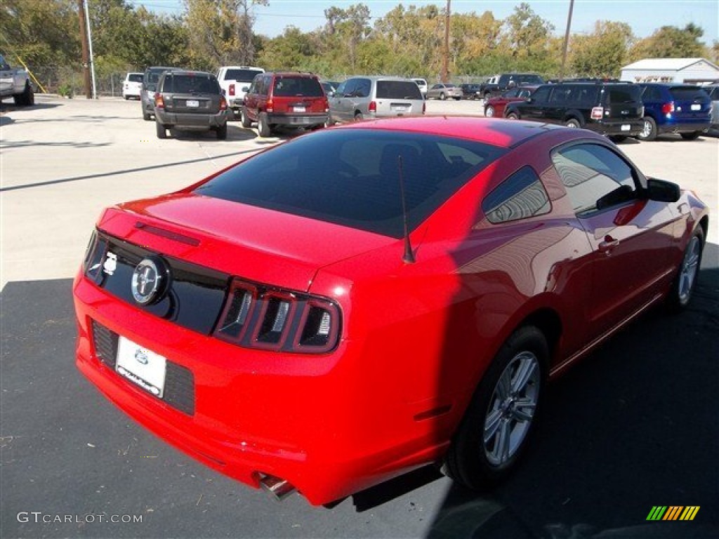 2013 Mustang V6 Coupe - Race Red / Charcoal Black photo #10