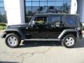 2008 Black Jeep Wrangler Unlimited Rubicon 4x4  photo #2