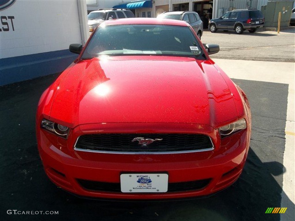 2013 Mustang V6 Coupe - Race Red / Charcoal Black photo #16