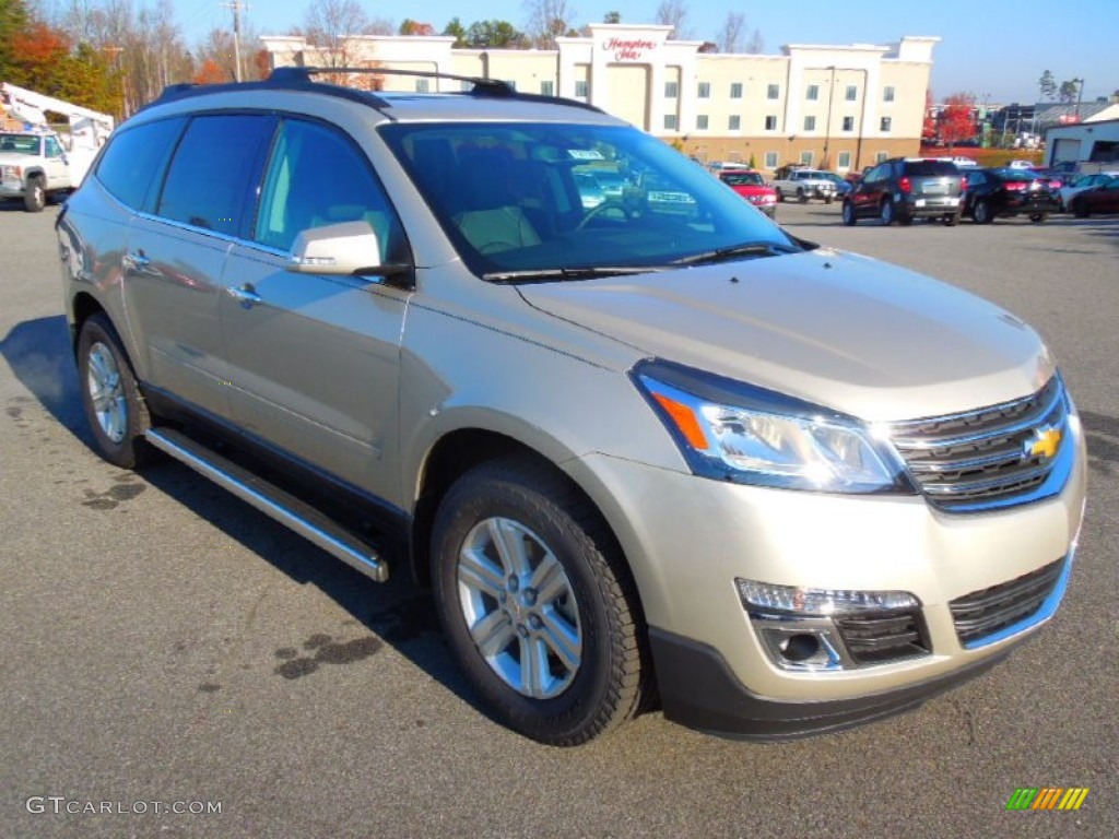 2013 Traverse LT - Champagne Silver Metallic / Ebony photo #1