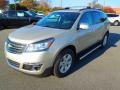 2013 Champagne Silver Metallic Chevrolet Traverse LT  photo #2