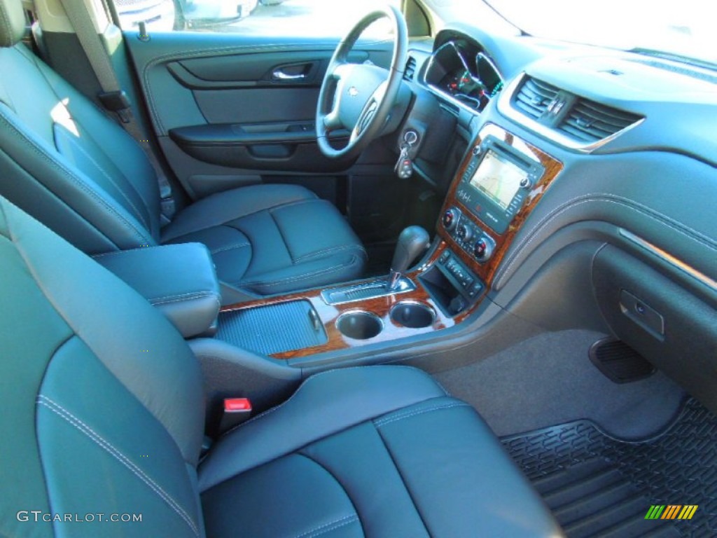 Ebony Interior 2013 Chevrolet Traverse LT Photo #73851773
