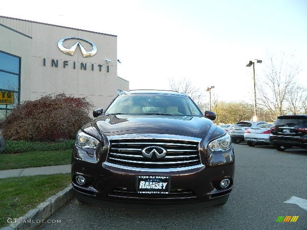 2013 JX 35 AWD - Midnight Garnet / Graphite photo #1