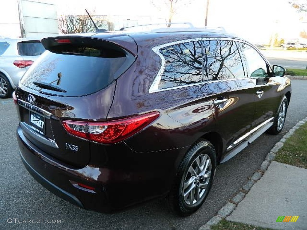 2013 JX 35 AWD - Midnight Garnet / Graphite photo #8