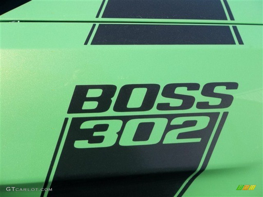 2013 Mustang Boss 302 - Gotta Have It Green / Charcoal Black/Recaro Sport Seats photo #11