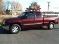 2003 Dark Carmine Red Metallic Chevrolet Silverado 1500 LS Extended Cab 4x4  photo #1