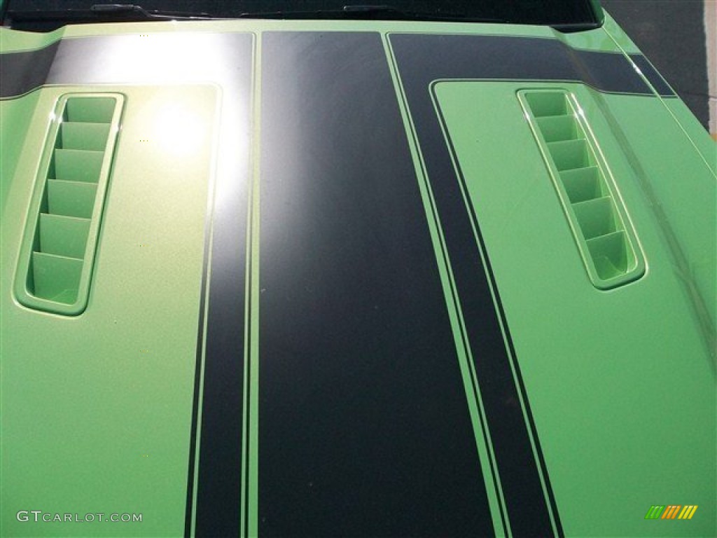 2013 Mustang Boss 302 - Gotta Have It Green / Charcoal Black/Recaro Sport Seats photo #16