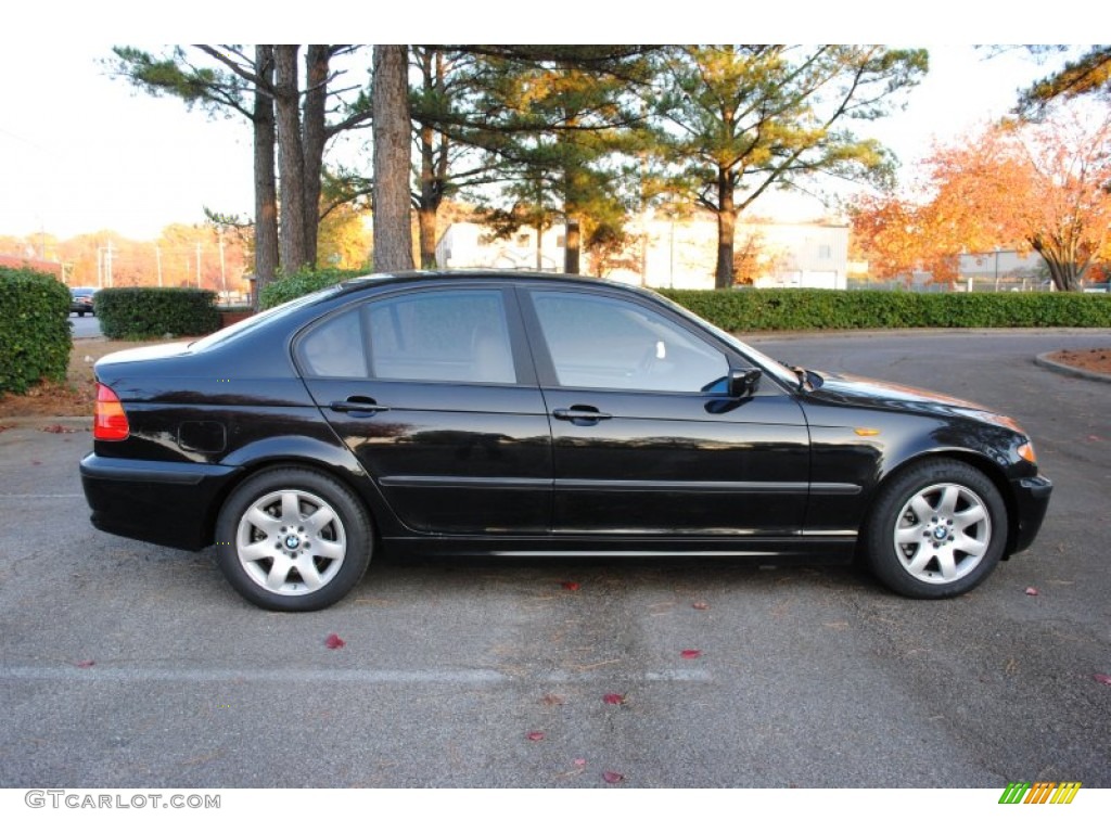 2003 3 Series 325i Sedan - Black Sapphire Metallic / Sand photo #5