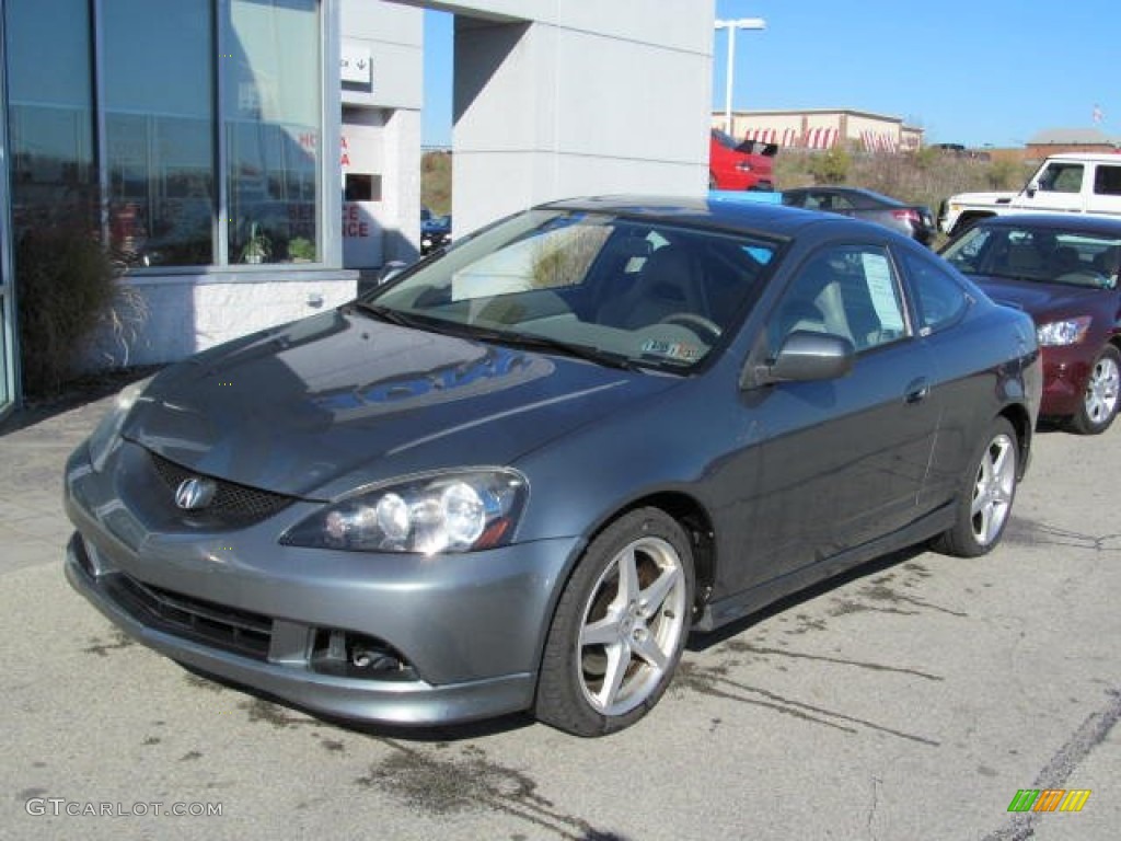 2005 RSX Type S Sports Coupe - Magnesium Gray Metallic / Titanium photo #2