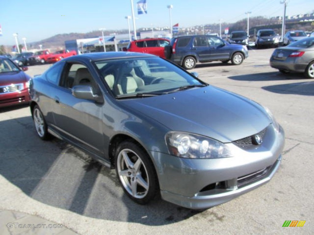 2005 RSX Type S Sports Coupe - Magnesium Gray Metallic / Titanium photo #9