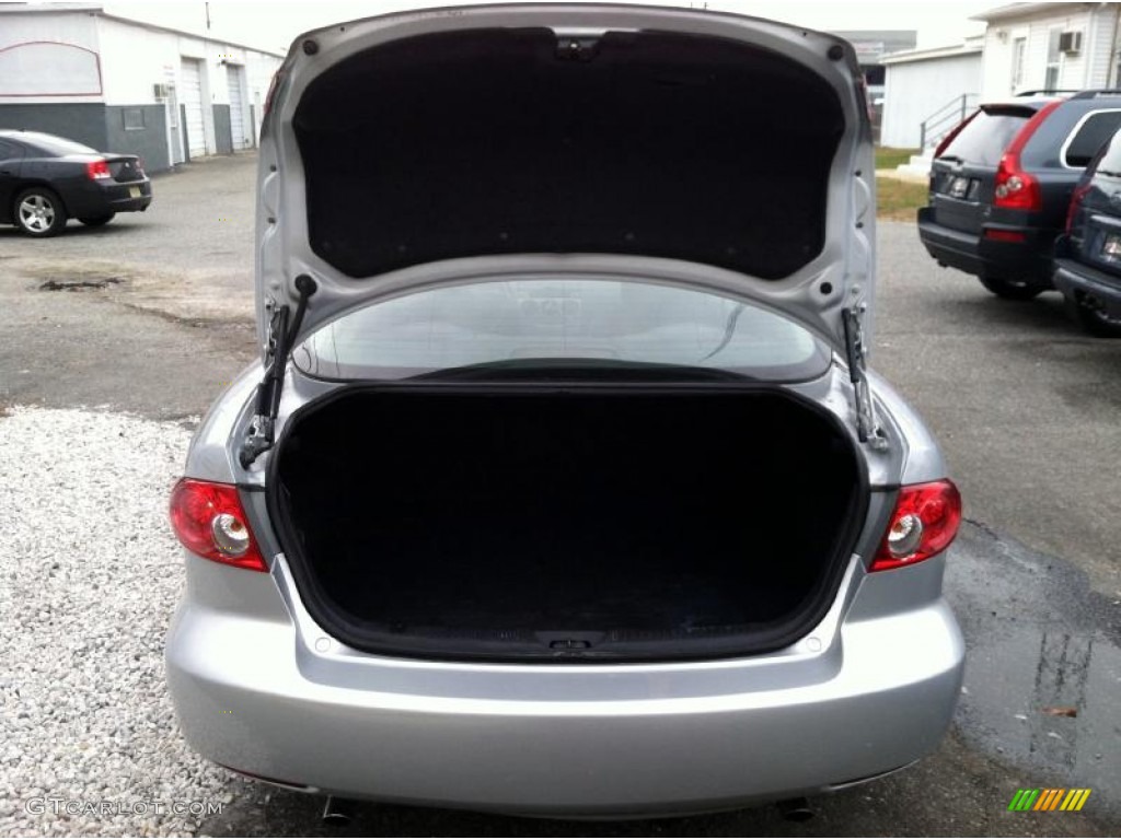 2003 MAZDA6 i Sedan - Satin Silver Metallic / Black photo #10