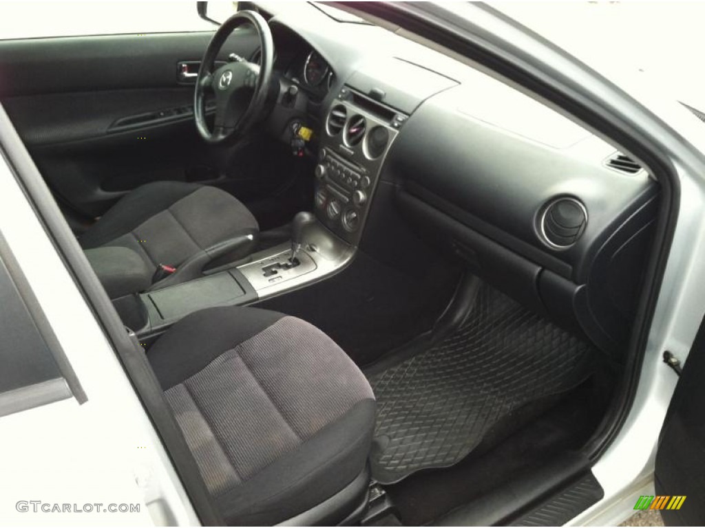 2003 MAZDA6 i Sedan - Satin Silver Metallic / Black photo #15
