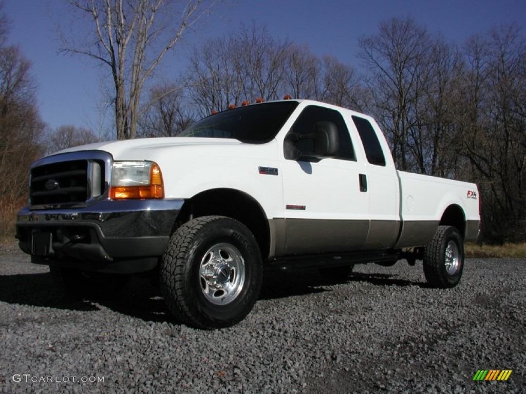 Oxford White 2004 Ford F350 Super Duty Lariat SuperCab 4x4 Exterior Photo #73854580