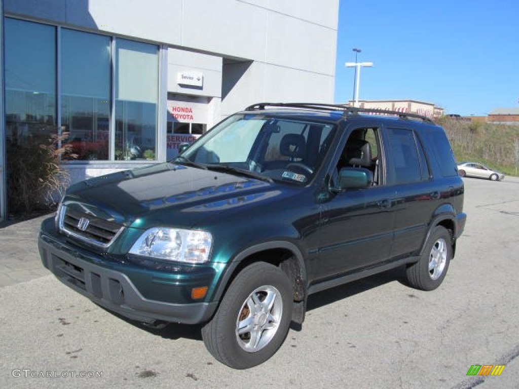 2001 CR-V Special Edition 4WD - Clover Green Pearl / Dark Gray photo #2