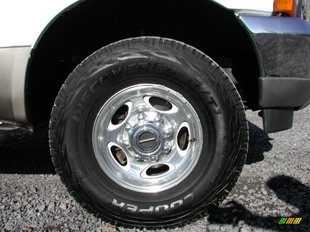 2004 Ford F350 Super Duty Lariat SuperCab 4x4 Wheel Photo #73855049