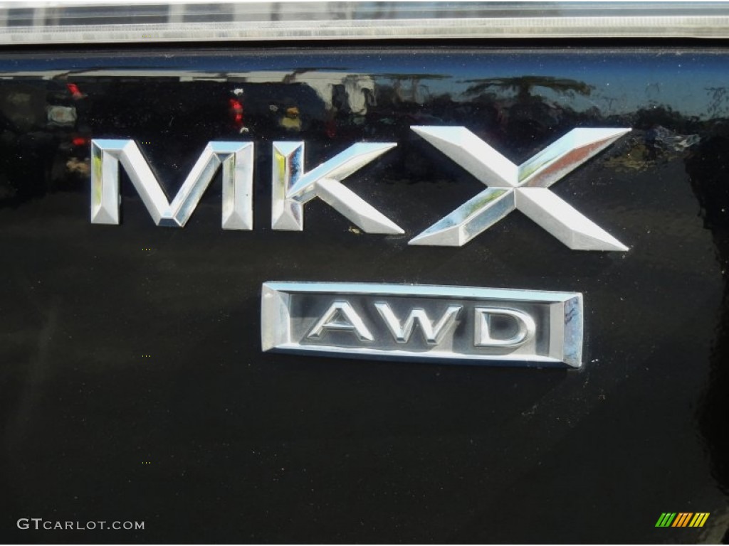2009 MKX AWD - Black / Medium Light Stone photo #9