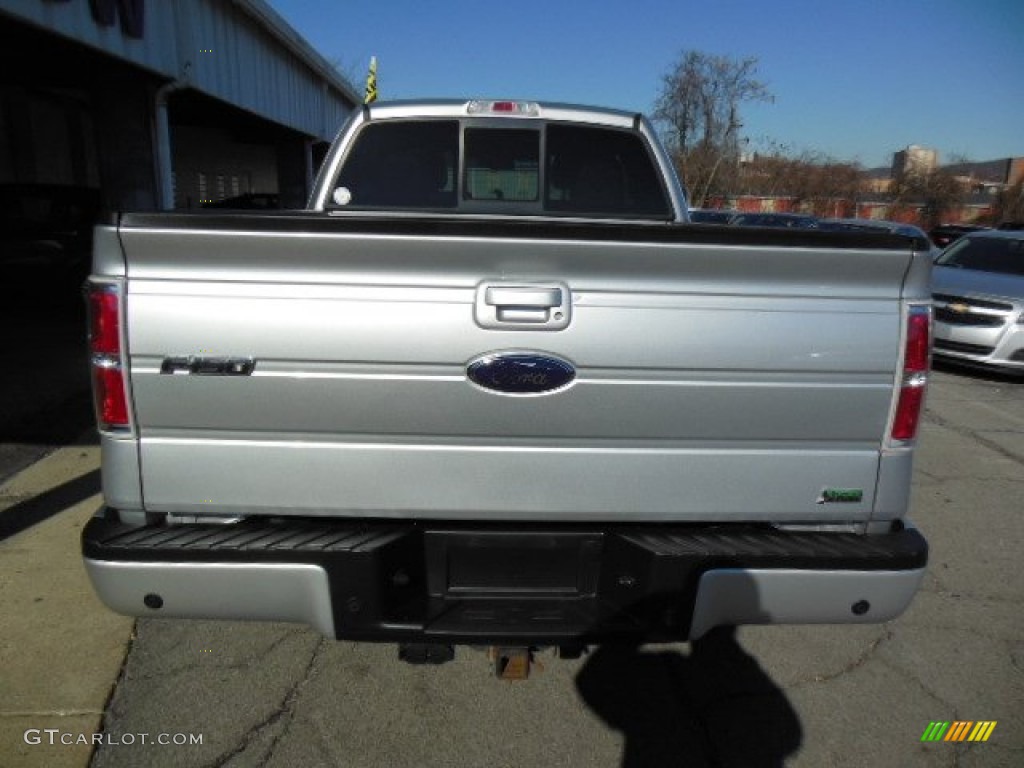 2010 F150 FX4 SuperCab 4x4 - Ingot Silver Metallic / Black photo #7