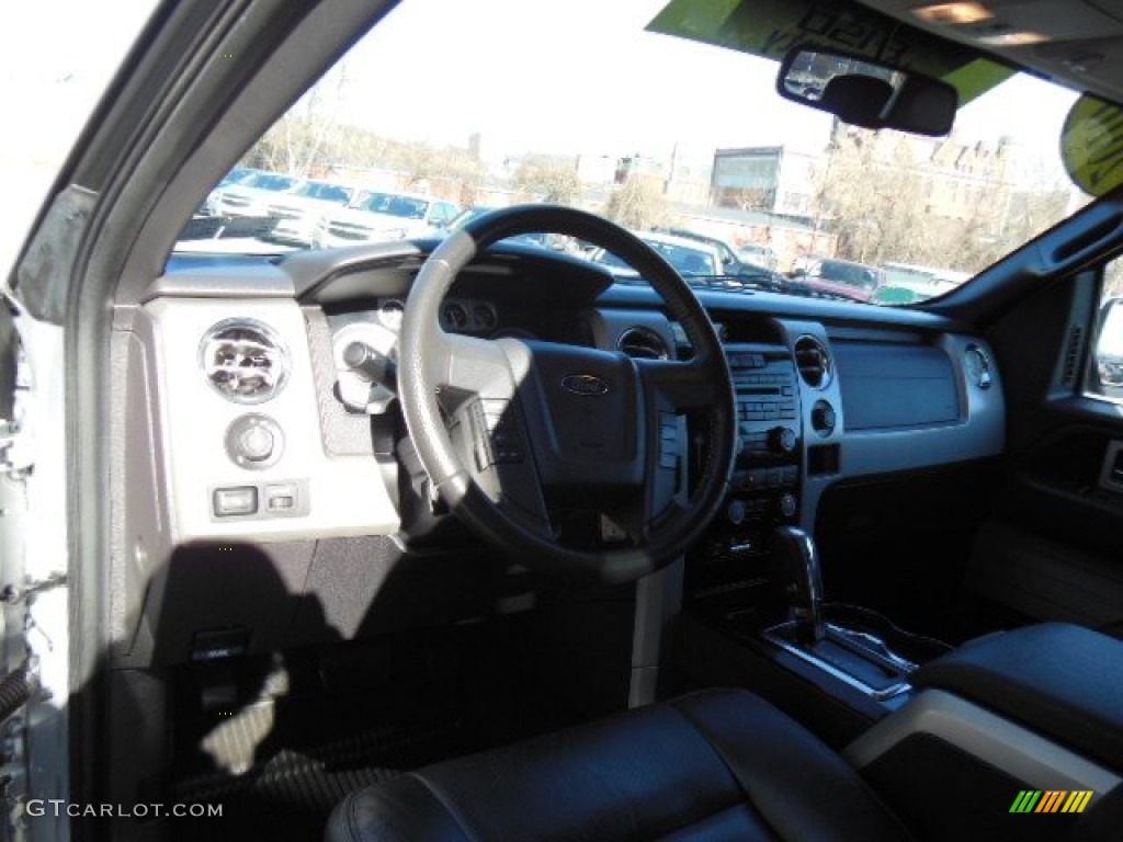 2010 F150 FX4 SuperCab 4x4 - Ingot Silver Metallic / Black photo #10