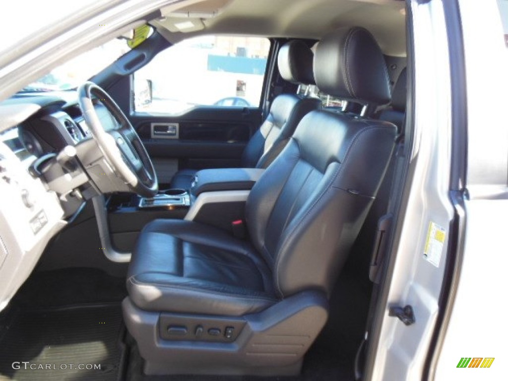 2010 F150 FX4 SuperCab 4x4 - Ingot Silver Metallic / Black photo #11
