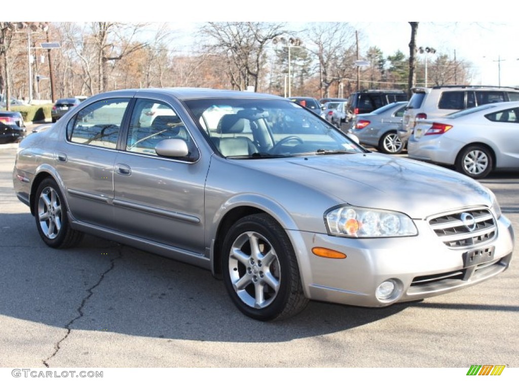 2003 Maxima GLE - Gray Lustre / Black photo #3