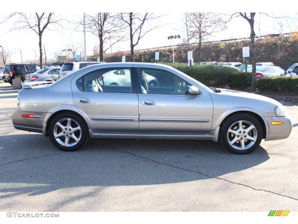 2003 Maxima GLE - Gray Lustre / Black photo #4