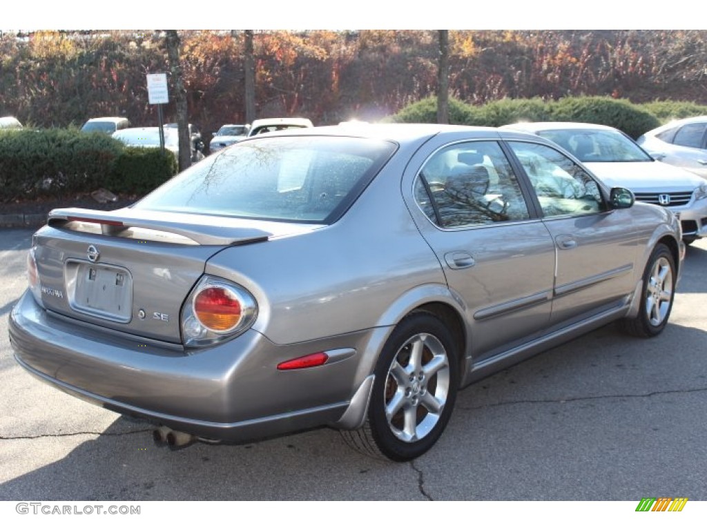 2003 Maxima GLE - Gray Lustre / Black photo #5