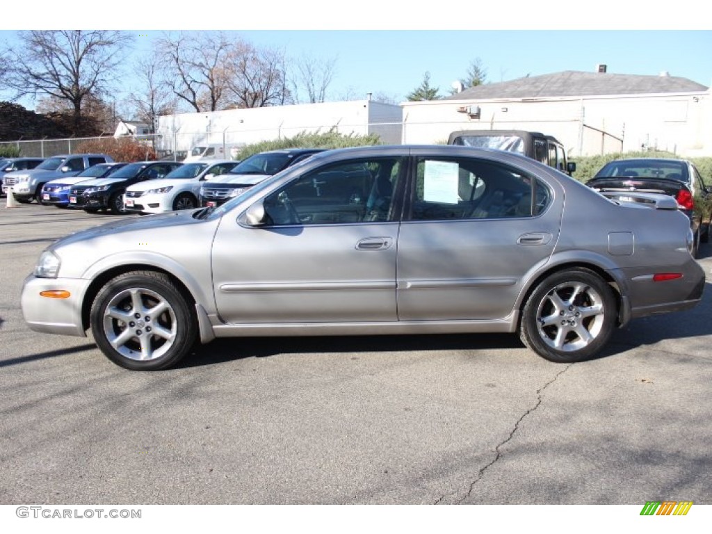 2003 Maxima GLE - Gray Lustre / Black photo #7