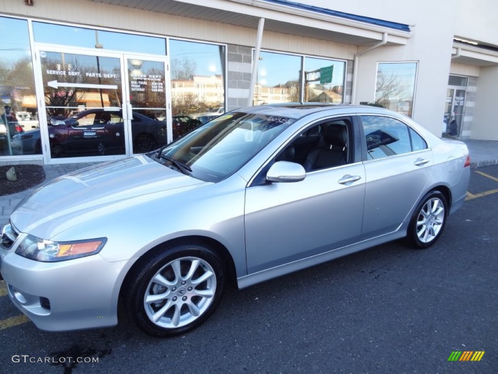 2006 TSX Sedan - Alabaster Silver Metallic / Ebony Black photo #2