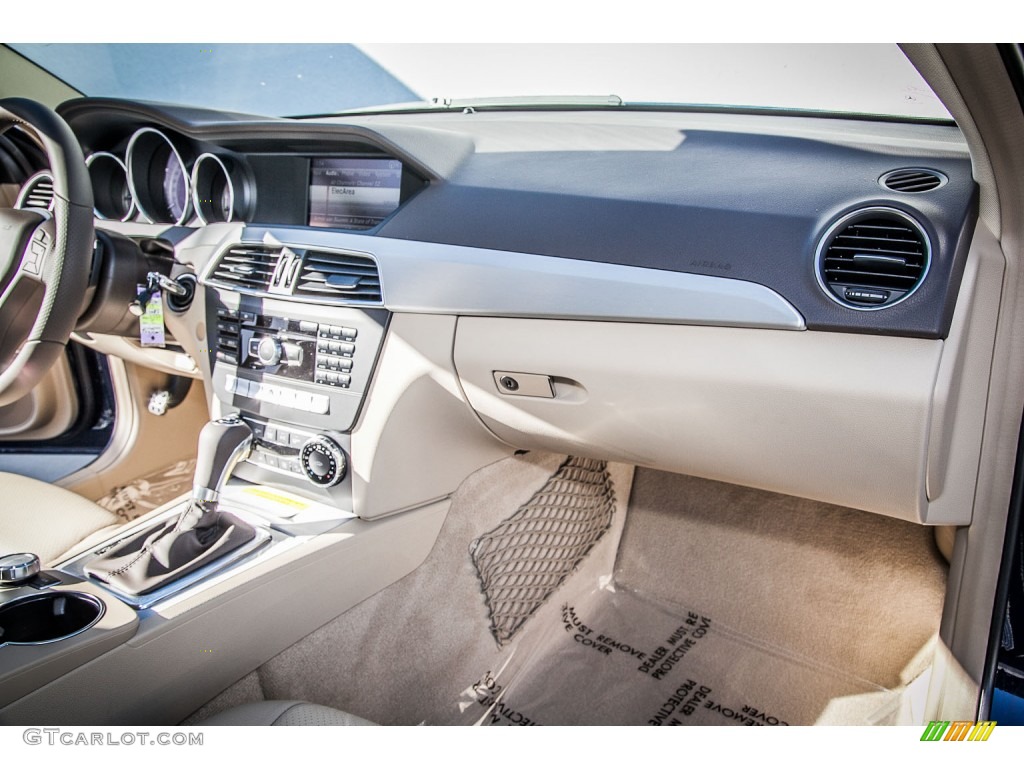 2013 Mercedes-Benz C 250 Coupe Almond/Mocha Dashboard Photo #73856939