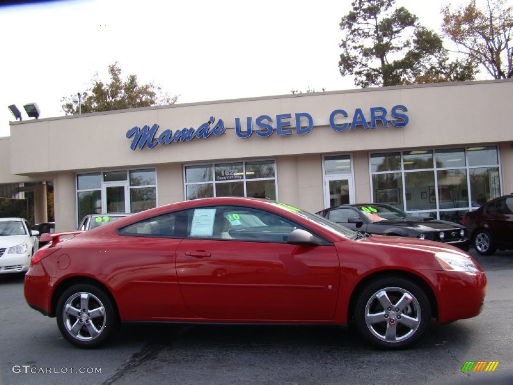 2006 G6 GT Coupe - Crimson Red / Light Taupe photo #1