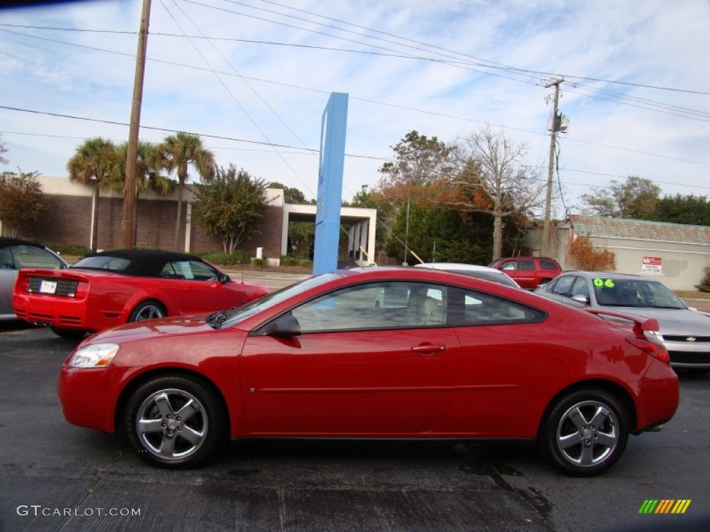 2006 G6 GT Coupe - Crimson Red / Light Taupe photo #5