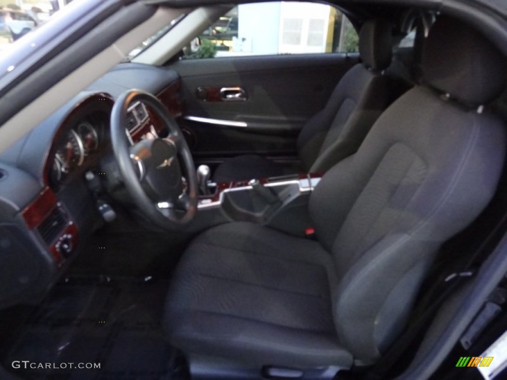Dark Slate Gray Interior 2007 Chrysler Crossfire Roadster Photo #73858613